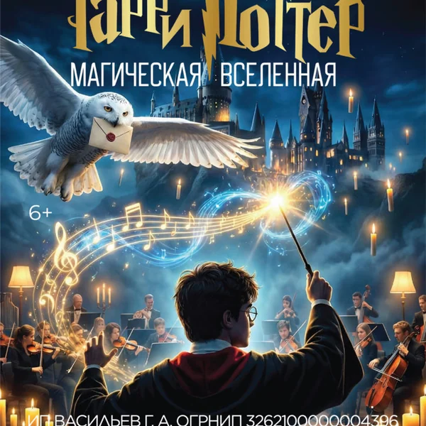 Гарри Поттер «Магическая вселенная». Симфонический оркестр при свечах
