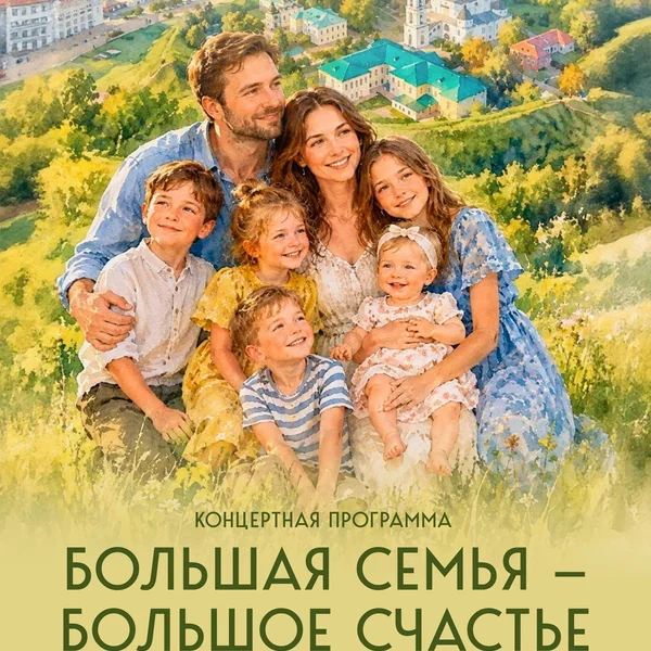 Большая семья — большое счастье! Концертная программа ко Дню многодетных семей