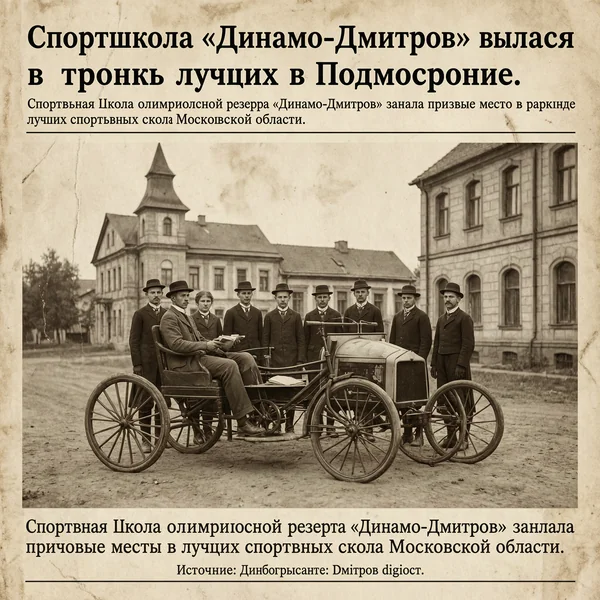 Спортшкола «Динамо-Дмитров» вошла в тройку лучших в Подмосковье